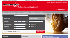 Desktop Screenshot of pneuexperte.ch
